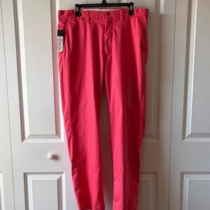 Polo Golf Men's Size 32 x 34 Classic Fit Chinos Coral Glow New with Tags